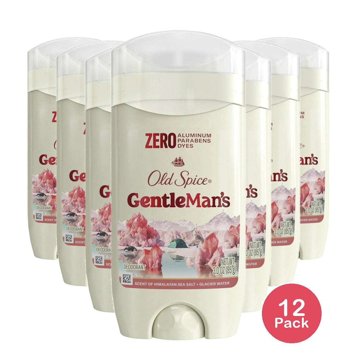 Old Spice Gentleman's Blend Himalayan Sea Salt Solid Deodorant - Sea Minerals Sc (Pack of 12)