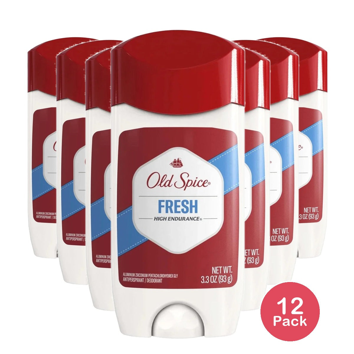 Old Spice High Endurance Fresh Scent 3.3 Oz (Pack of 12)