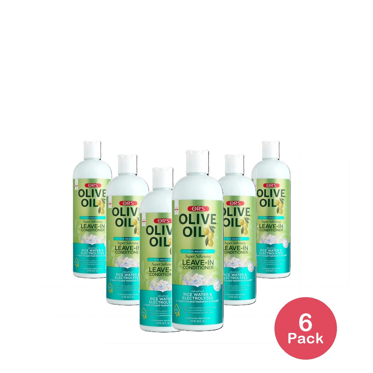 Olive Oil Max Moisture Leave-In Conditioner 16 Oz (Pack of 6)