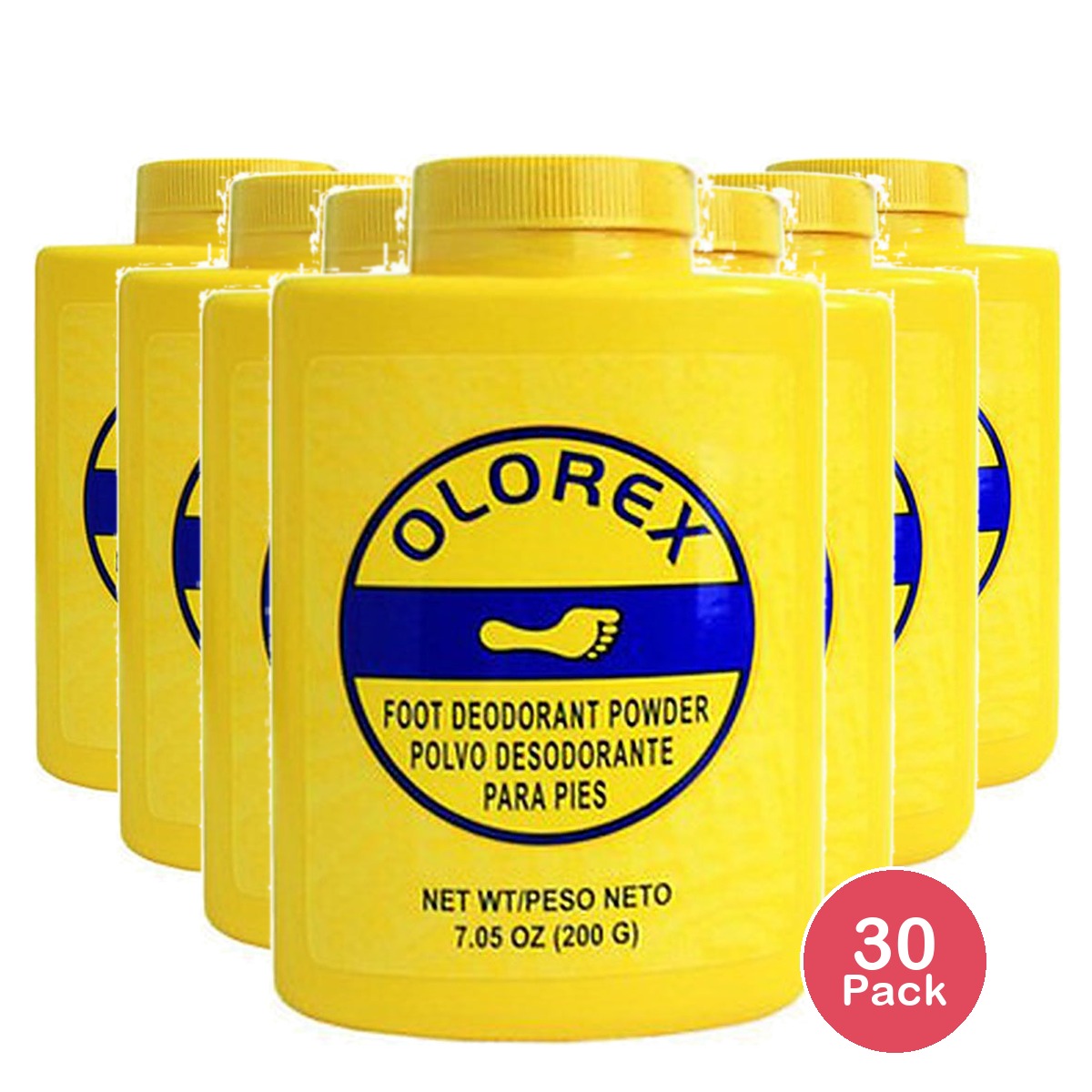 Olorex Foot Deodorant Powder 7.05 Oz (Pack of 30)