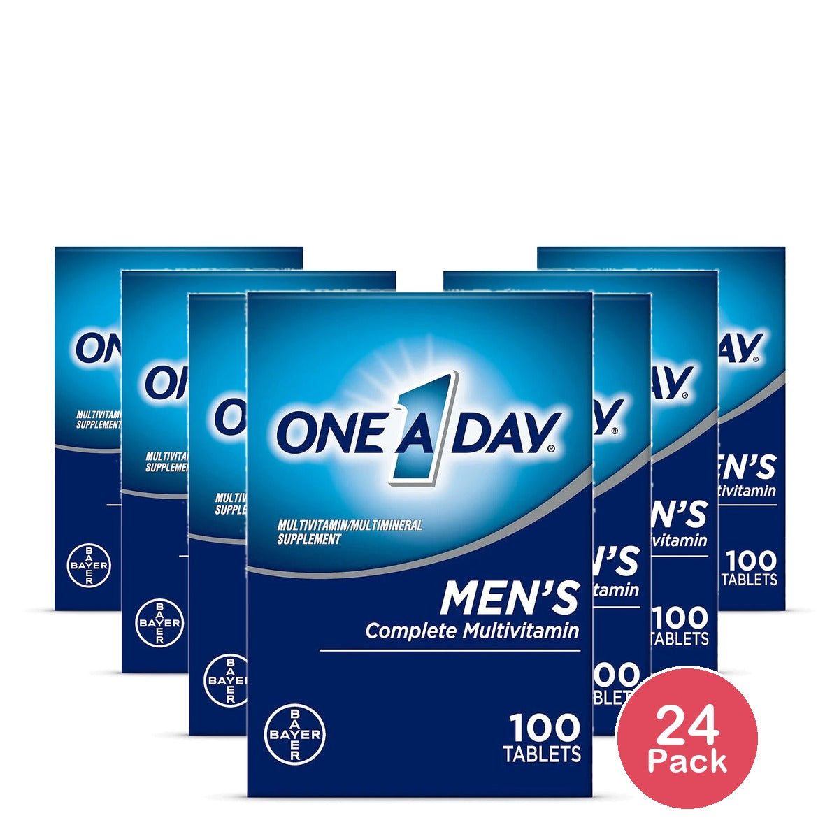 One A Day For Men's Multivitamin Dietary Supplement Tablets - 100ct (Pack of 24)