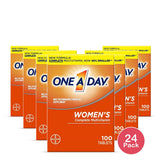 One A Day Women's Multivitamin Immune Health Support Tablets - 100ct (Pack of 24)
