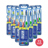 Oral B Complete Deep Clean Manual Toothbrush Soft Bristle 1.44Oz(Pack of 72)