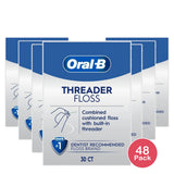 Oral-B Glide Pro-Health Threader Floss 30 Count (Pack of 48)