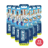 Oral-B Pro-Flex Expert Clean Toothbrush Medium 1.73Oz(Pack of 72)