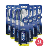 Oral B Pro Health All In One Toothbrush Twin Pack Deep Plaque Removal Soft 2.4Oz(Pack of 72)