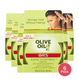 ORS Olive Oil Edge Control Gel 2.25 Oz (Pack of 6)