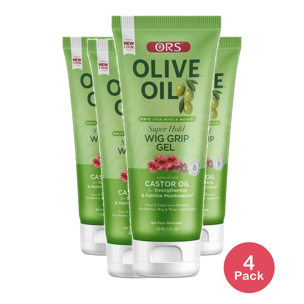 ORS Olive Oil Fix-It Grip Gel 5 Oz (Pack of 4)