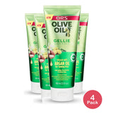 ORS Olive Oil Gellie Glaze & Hold Edge Control 3.5 Oz (Pack of 4)