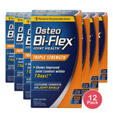 Osteo Bi-Flex Triple Strength(5), Glucosamine Chondroitin with Vitamin C Joint H (Pack of 12)