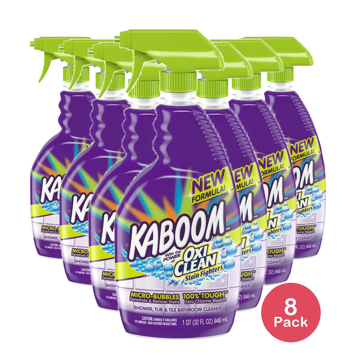 OxiClean Bathroom Cleaner Fresh 32 Oz (Pack of 8)