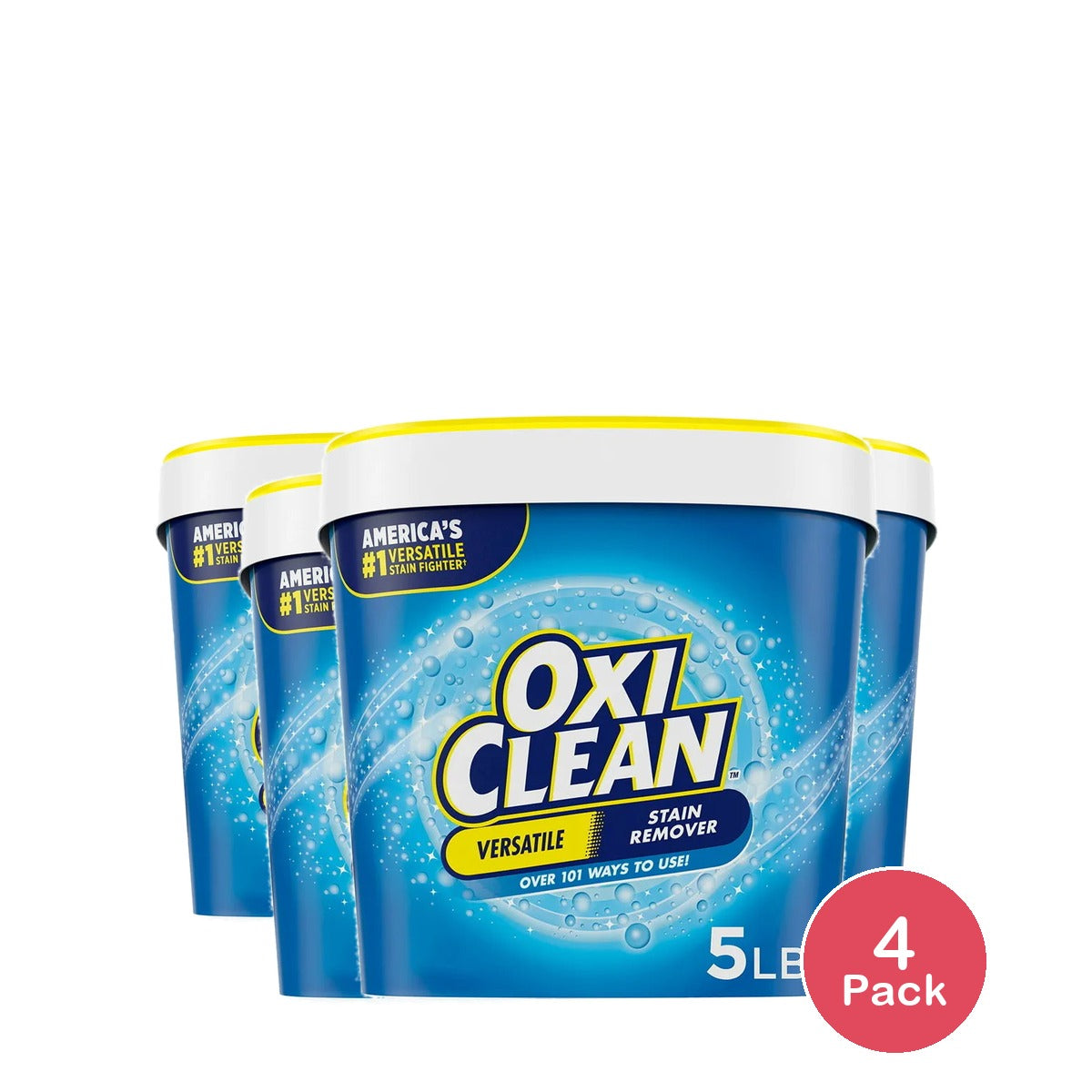 OxiClean Versatile Stain Remover Powder 40Oz (Pack of 4)