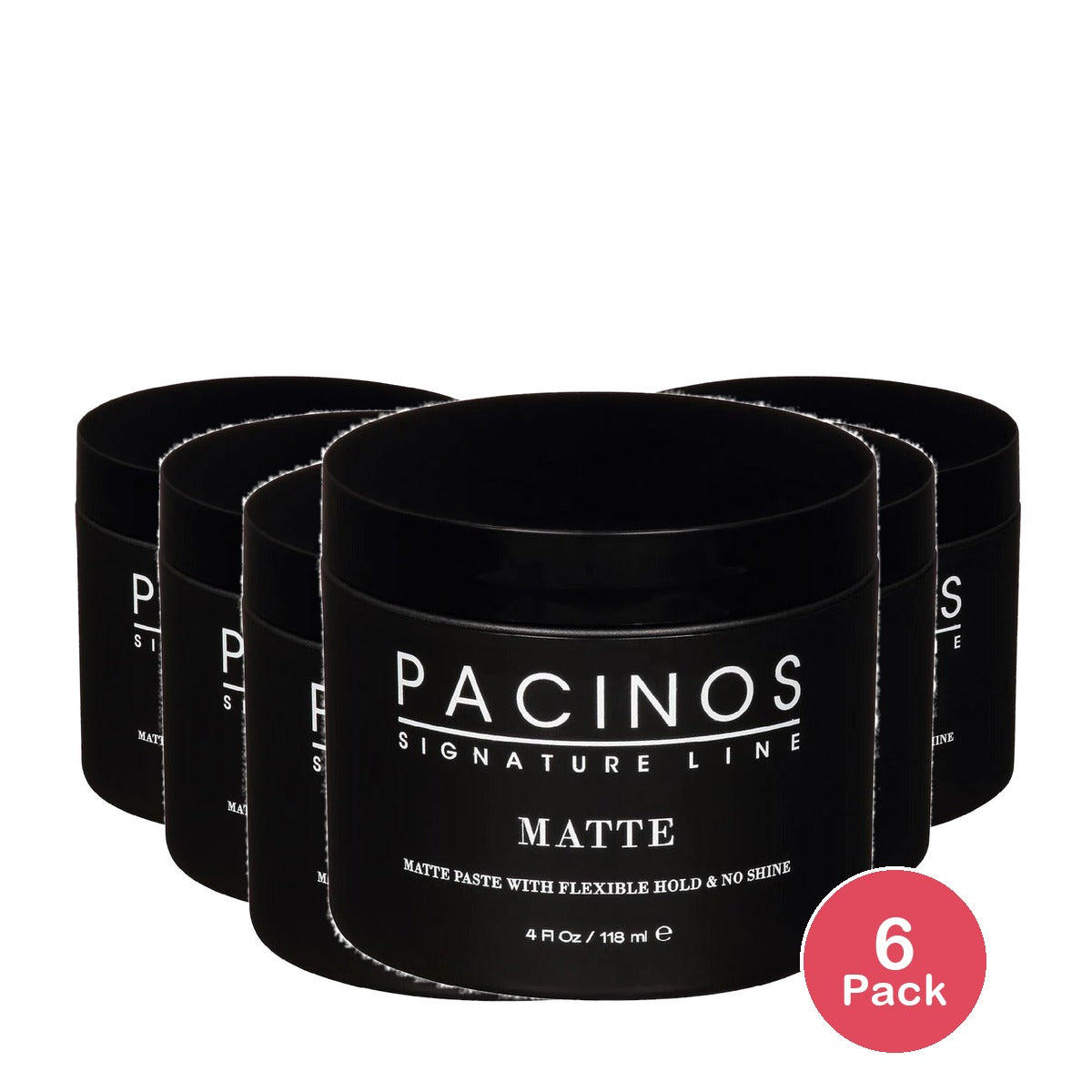 Pacinos Matte Styling Paste 4 Oz (Pack of 6)