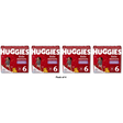 Huggies Little Movers Baby Disposable Diapers Size 6 Pack Of 4)