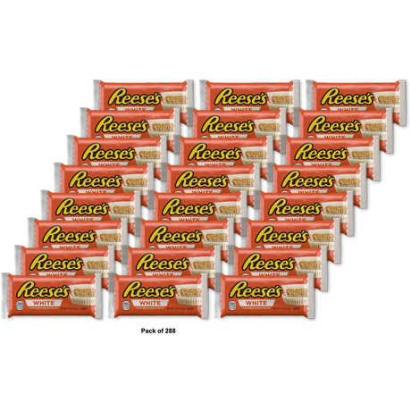Hersheys Reeses Peanut Butter White Chocolate Cups 1.39Oz (Pack of 288)
