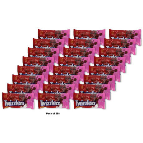 Hersheys Twizzlers Nibs Cherry Candy 2.25Oz (Pack of 288)