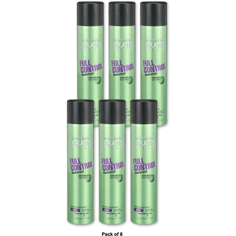 Garnier Fructis Style Full Control Hairspray Aerosol Ultra Strong 8.25Oz (Pack of 6)