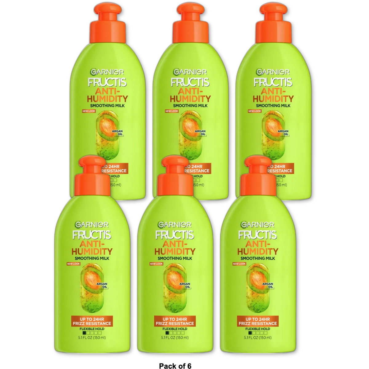 Garnier Fructis Style Smoothing Milk Strong 5.1Oz (Pack of 6)