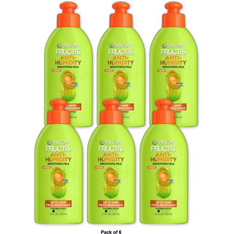 Garnier Fructis Style Smoothing Milk Strong 5.1Oz (Pack of 6)