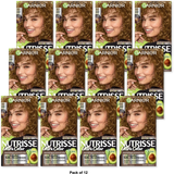 Garnier Nutrisse Nourishing Nutri-Browns Lightening Color Cream Golden Brown B3Kit 8.48oz (Pack of 12)