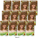 Garnier Nutrisse Permanent Creme Haircolor Dark Golden Blonde#73 8.48oz (Pack of 12)