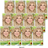 Garnier Nutrisse Permanent Creme Light Natural Blonde Haircolor 8.48oz (Pack of 12)