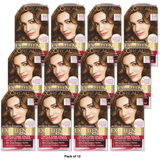 L'Oreal Paris Excellence Creme 5G Medium Golden Brown Hair Color 8oz (Pack of 12)