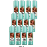 Loreal Paris Hair Color Root Cover Up Dye Kit Temporary Gray Concealer Spray Red 2Oz (Pack of 12)