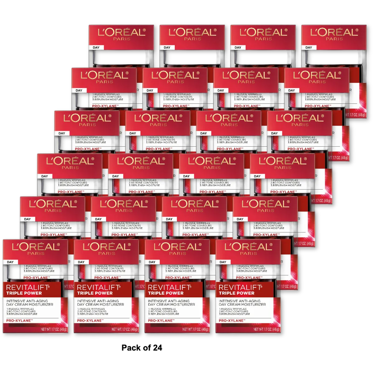 L'Oreal Paris Skin Expert Revitalift Volume Filler Revolumising Day Cream 1.7Oz (Pack of 24)