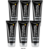 L'Oreal Paris Studio Line Invisi Gel Max Hold High Shine Hair Styling Gel 6.8Oz (Pack of 6)
