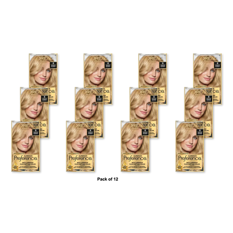 Loreal Superior Preference Hair Color 8 Medium Blonde1 Ea 8Oz (Pack Of 12)