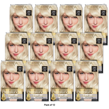 Loreal Superior Preference Les Blondissimes Hair Color Lb01 Extra Light Ash Blonde1 Ea 0.2Oz (Pack Of 12)