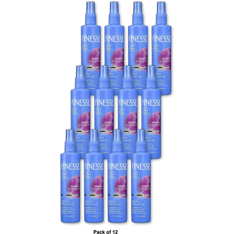 Finesse Finish Plus Strengthen Extra Hold Non-Aerosol Hair Spray 8.5Oz (Pack of 12)