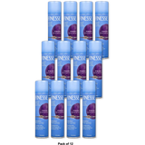 Finesse Finish Strengthen Extra Hold Aerosol Hair Styling Spray 7Oz (Pack of 12)