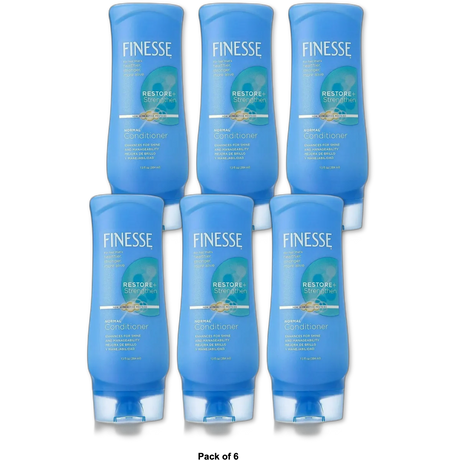 Finesse Self Adjusting Enhancing Hair Conditioner For Normal Healthy Hair13Oz (Pack of 6)