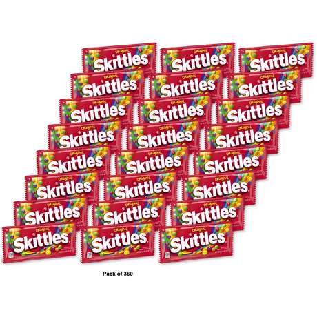 Skittles Original Fruit Flavor Candy 2.17Oz (Pack of 360)