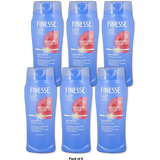 Finesse Self Adjusting Moisturizing Hair Shampoo For Dry Fragile Hair 13Oz (Pack of 6)