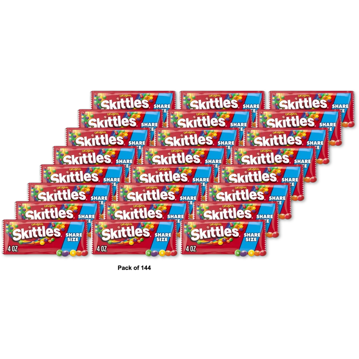 Skittles original Share Size Candy 24Ea 4Oz (Pack of 144)