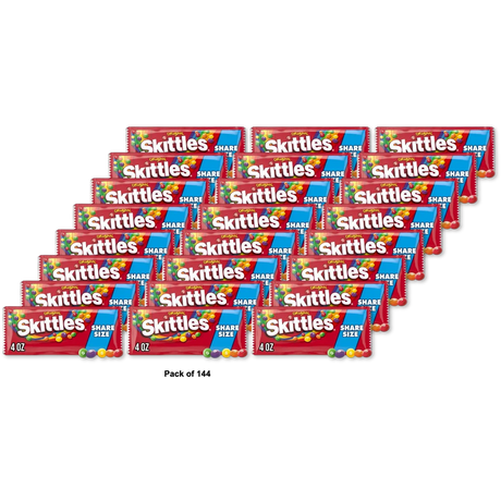 Skittles original Share Size Candy 24Ea 4Oz (Pack of 144)