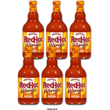 Franks Red Hot Buffalo Wing Sauce 23Oz (Pack of 6)