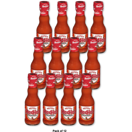 Franks RedHot Original Cayenne Pepper Hot Wing Sauce 5Oz (Pack of 12)