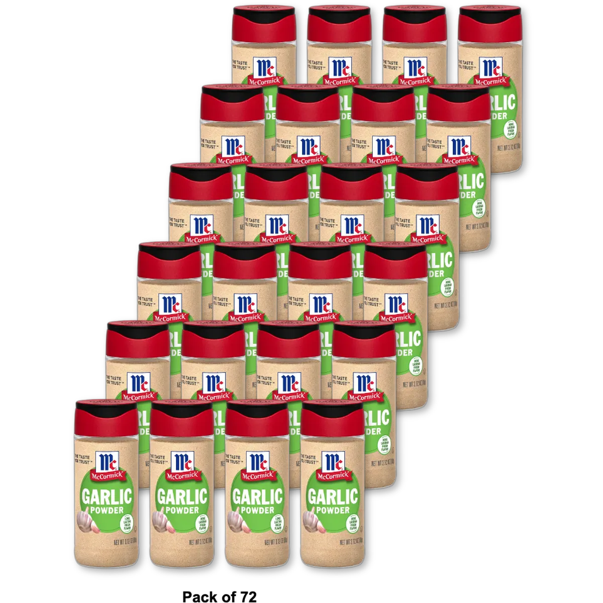McCormick Garlic Powder 3.12Oz (Pack of 72)