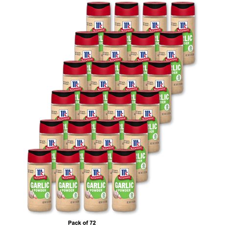 McCormick Garlic Powder 3.12Oz (Pack of 72)