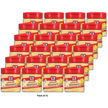 McCormick Ground Mustard (Pack of 72)