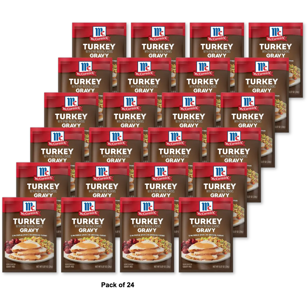 McCormick Homestyle Gravy Mix 0.87Oz (Pack of 24)