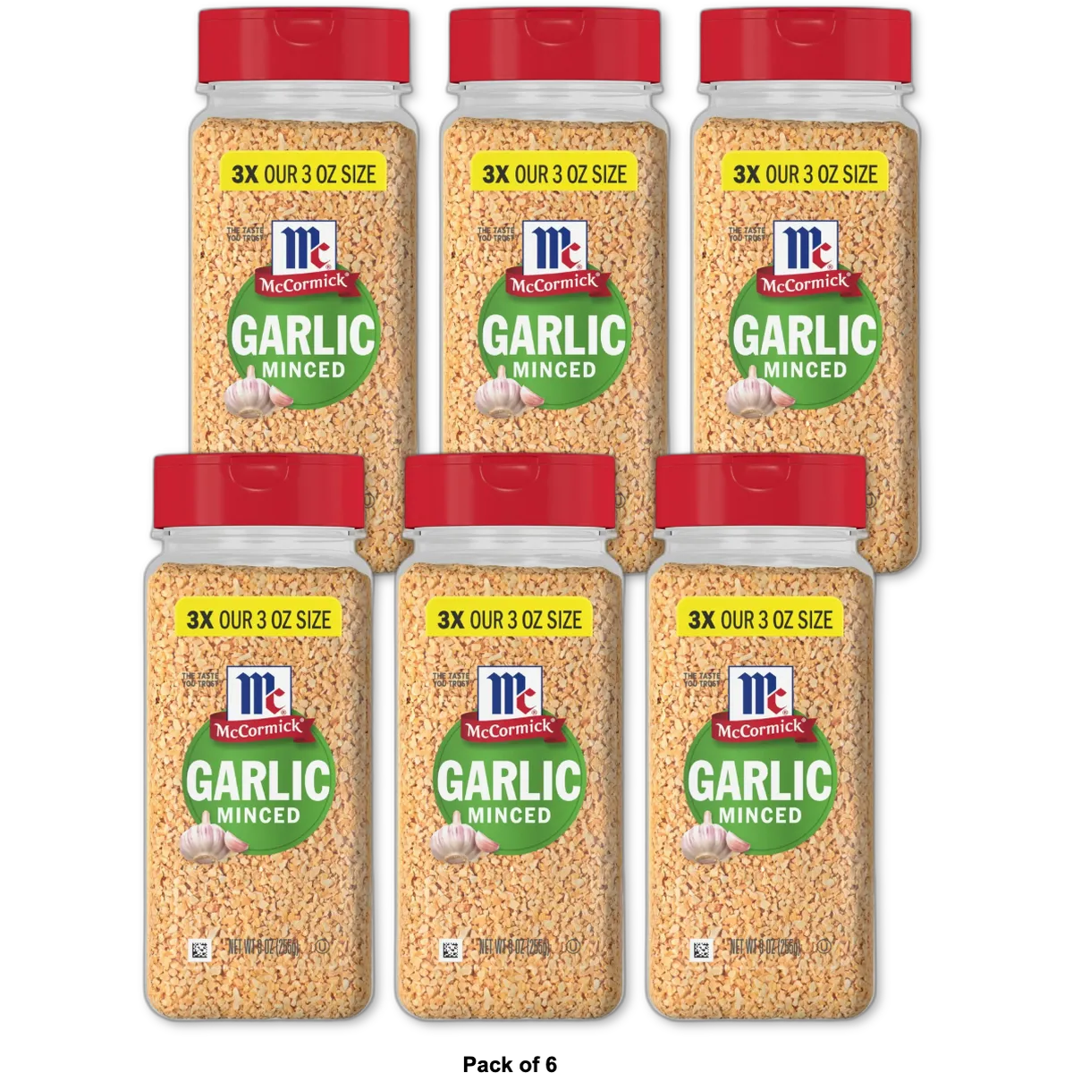 McCormick Minced Garlic 9Oz (Pack of 6)