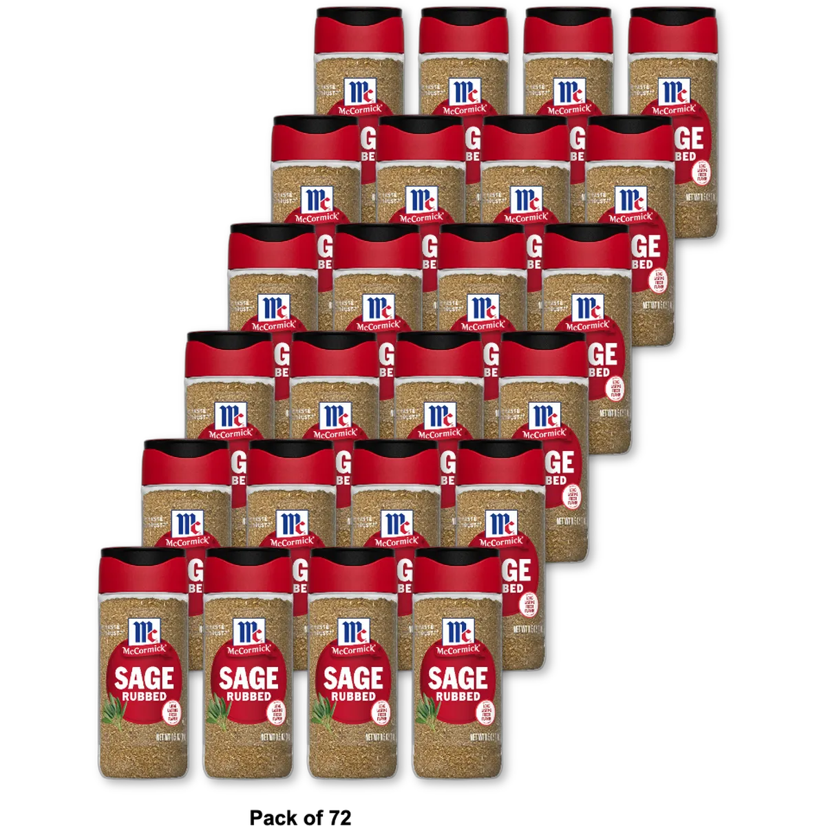 McCormick Rubbed Sage 0.5Oz (Pack of 72)
