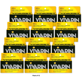Vivarin Caffeine Alertness Aid 200 Mg Tablets 16oz (Pack of 12)