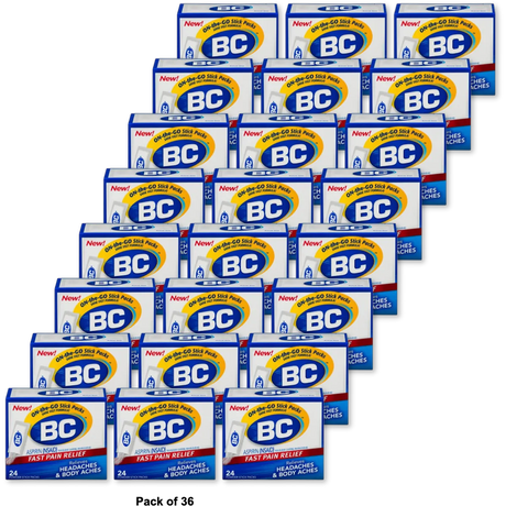 Bc Headache Powder Packets 24Ea 0.16Oz (Pack Of 36)