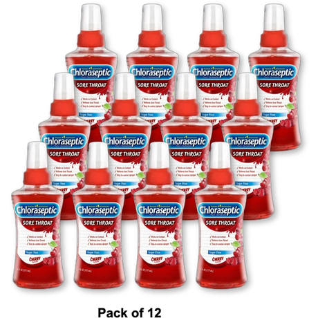 Chloraseptic Sore Throat Spray Cherry6Oz (Pack of 12)